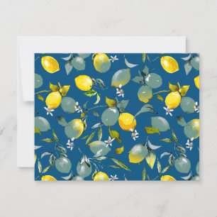 Save The Date citrons aquarelle 29