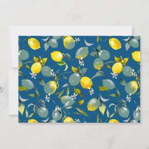 Save The Date citrons aquarelle 29