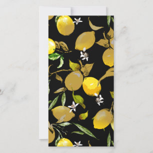 Save The Date citrons d'aquarelle 30
