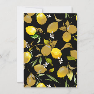 Save The Date citrons d'aquarelle 30