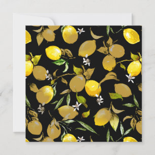 Save The Date citrons d'aquarelle 30