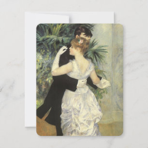 Save The Date City Dance de Pierre Renoir Vintage Wedding