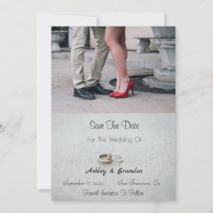 Save The Date City Sidewalk Enregistrer La Date