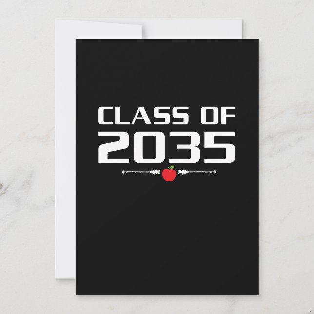 Save The Date Classe De 2035 Maternelle Pré K Croissance Avec Mo (Devant)