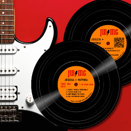 Save The Date Classic Rock Bolt Monogramme Enregistrer La Date