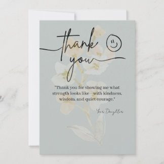 Save The Date Classic Thank You Card for Dad