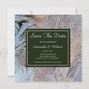 Save The Date Classy Frosted Enregistrer la date