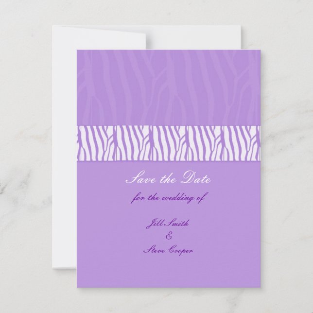 Save The Date Classy Mauve Enregistrer la date (Devant)