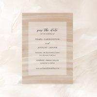 Coastal Chic Sandy Neutre Mariage élégant