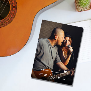 Save The Date Code QR pour les amateurs de musique pour la photo
