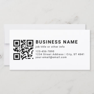 Save The Date Code QR promotionnel d'entreprise