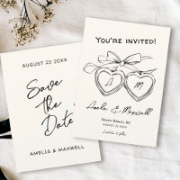 Coeur Locket mignonne Monogramme moderne Bow Maria