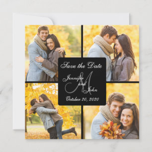 SAVE THE DATE COLLAGE PHOTO ENREGISTRER LA DATE ANNONCE