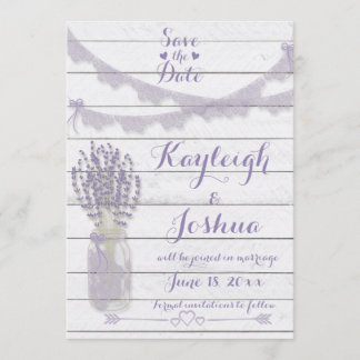 Save The Date Collection Lavande et dentelle