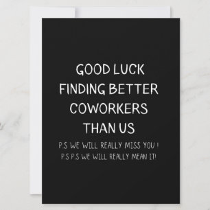 Save The Date Collègue quittant Coworker Quitter Funny New Job