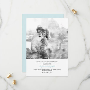 Save The Date Comment Aime-Je La Poésie Romantique Script Vintag