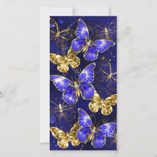 Save The Date Composition avec papillons Sapphire