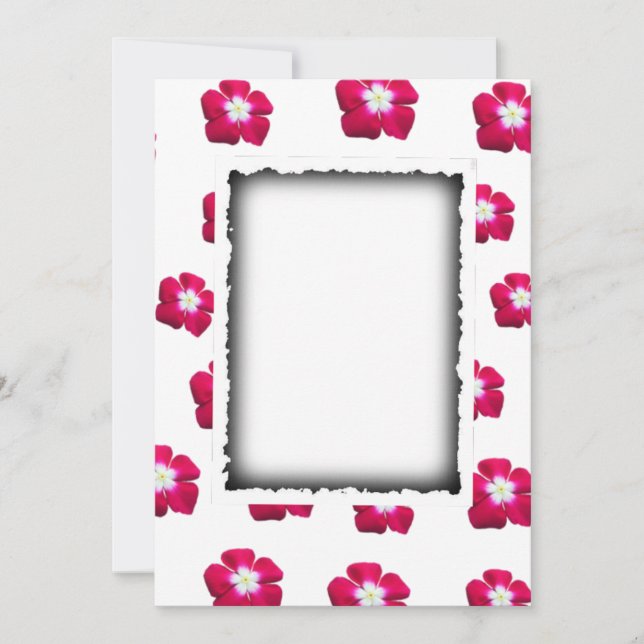 Save The Date Conception de fleur de rose  (Devant)