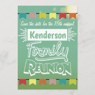 Save The Date Conception de réunion familiale