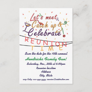 Save The Date Conception de réunion pour les familles, les camar
