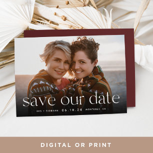 Save The Date Connexion Photo horizontale