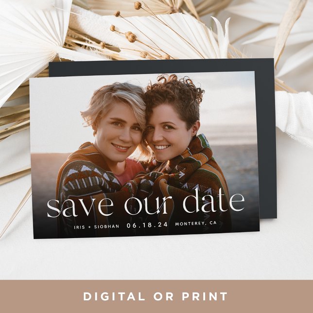 Save The Date Connexion | Photo horizontale (Créateur téléchargé)