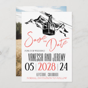 Save The Date Corail d'amour de la montagne