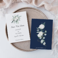Coton d'Eucalyptus | Mariage moderne blanc