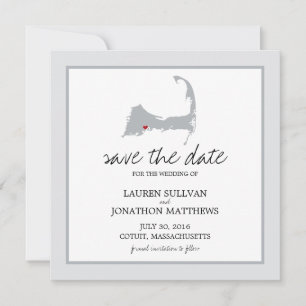 Save The Date Cotuit Cape Cod Wedding Enregistrer la date