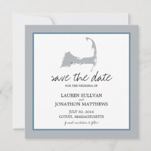Save The Date Cotuit Cape Cod Wedding Enregistrer la date