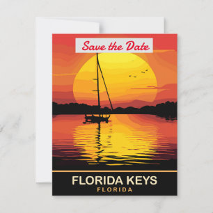 Save The Date Coucher de soleil sur Florida Keys, 