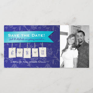 Save The Date Couleur ajustable : do-it-yourself enregistrer la