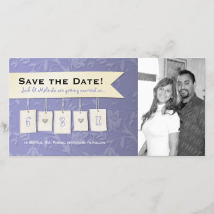 Save The Date Couleur ajustable : do-it-yourself enregistrer la 