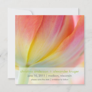 Save The Date Couleurs du printemps • Annonce de sauvegarde de l