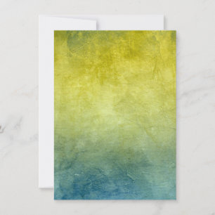 Save The Date Couleurs Grunge - Jaune & Bleu