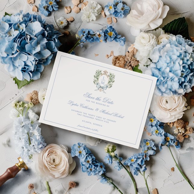 Save The Date Couronne de feuilles avec nœud  (Créateur téléchargé)