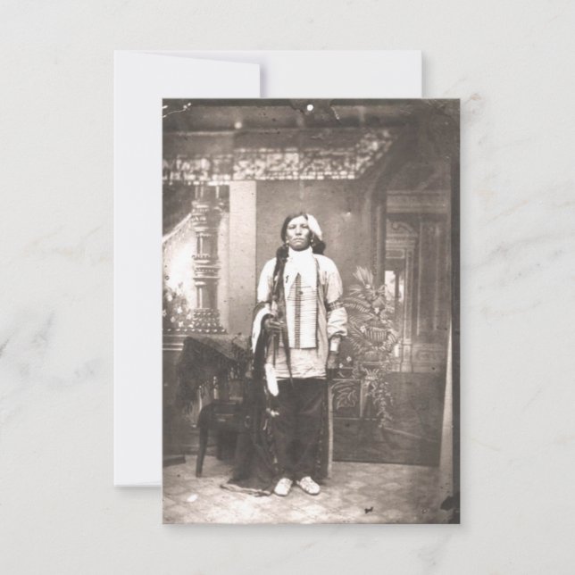 Save The Date Crazy Horse Portrait (Devant)