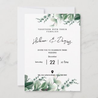 Save The Date Créez le vôtre - Devenez Écolo
