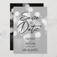 Créez votre propre B&W Bokeh Blurred personnalisé