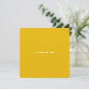 Save The Date Créez Votre Propre Conception Personnalisée Jaune