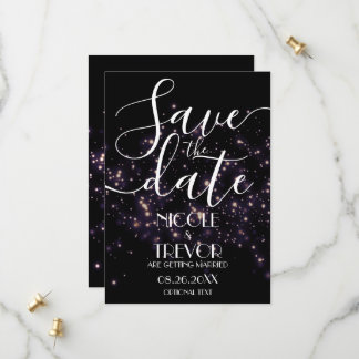 Save The Date Créez Votre Propre Espace Paillettes sur Mariage N