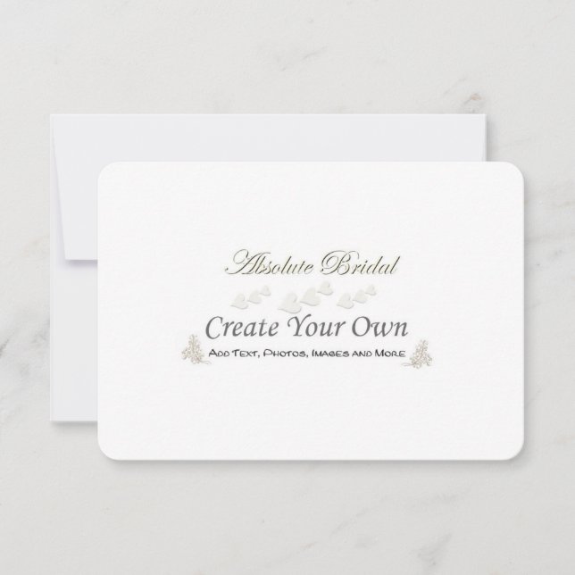 Save The Date Créez votre propre sauvegarde des dates (Devant)