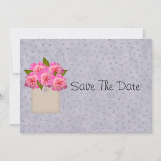 Save The Date Crock Of Peonies Enregistrer La Date