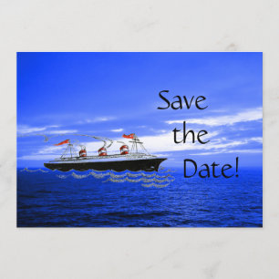 Save The Date Croisière de mariage de destination Enregistrer