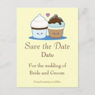 Save The Date Cupcakes mariages
