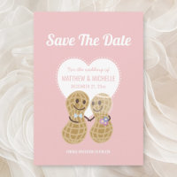 Cute Noix sur l'autre Mariage Whimsical rose