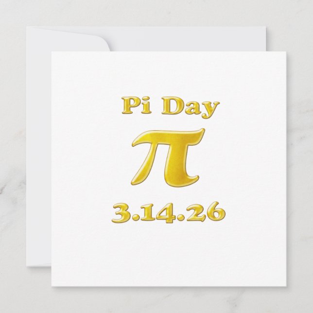 Save The Date Cutie 3.14 Pi Day (Devant)