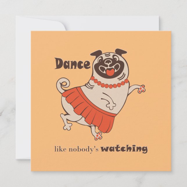 Save The Date Danse comme personne ne regarde Carlin Girl (Devant)
