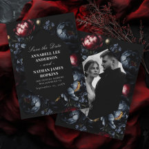 Dark Moody Romantic Peony Mariage gothique Photo