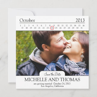Save The Date Date de mariage moderne à sauvegarder